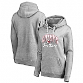 Women's Kansas City Chiefs NFL Pro Line by Fanatics Branded Victory Script Plus Size Pullover Hoodie Heathered Gray,baseball caps,new era cap wholesale,wholesale hats